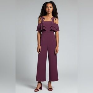 GB Girls Stylish Plum Jumpsuit Size 14